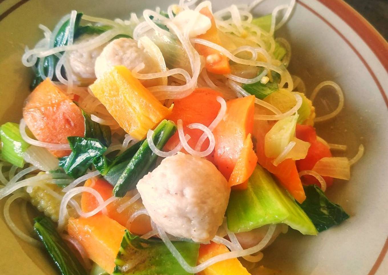Soun goreng ala capcay