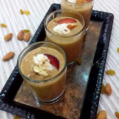 Masala tea custard A picture of Masala tea custard.