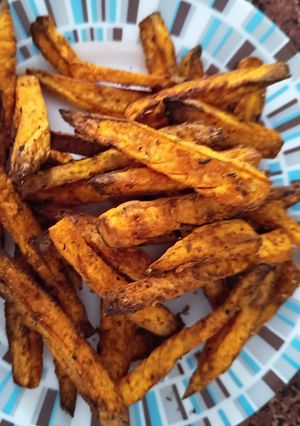 Una foto de Boniato Frito al Airfryer