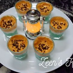 A picture of Tricolour Mini Mousse Shots.