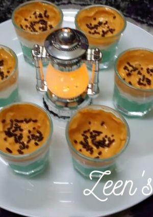 A picture of Tricolour Mini Mousse Shots.