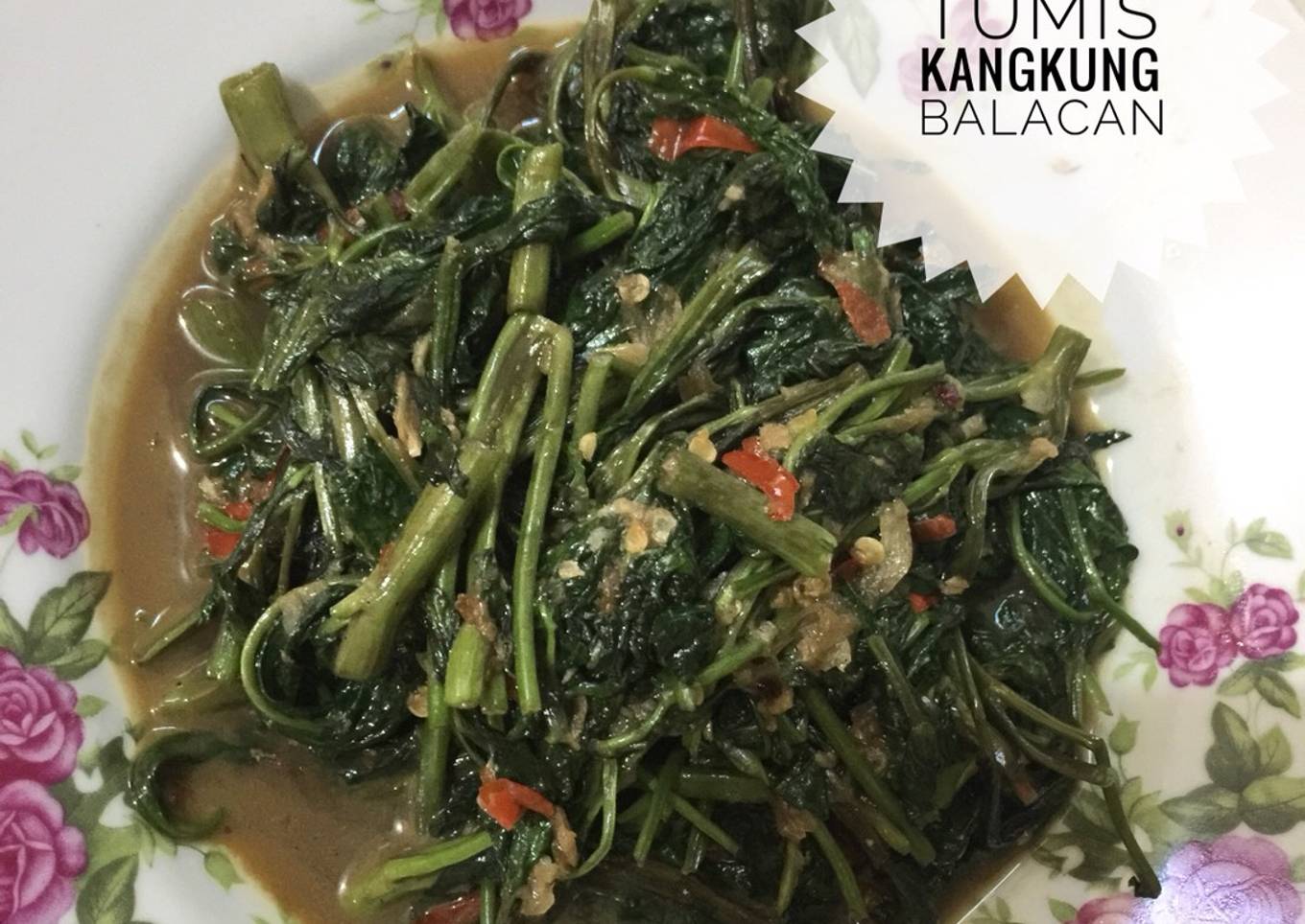 Kankung Balakan Goreng