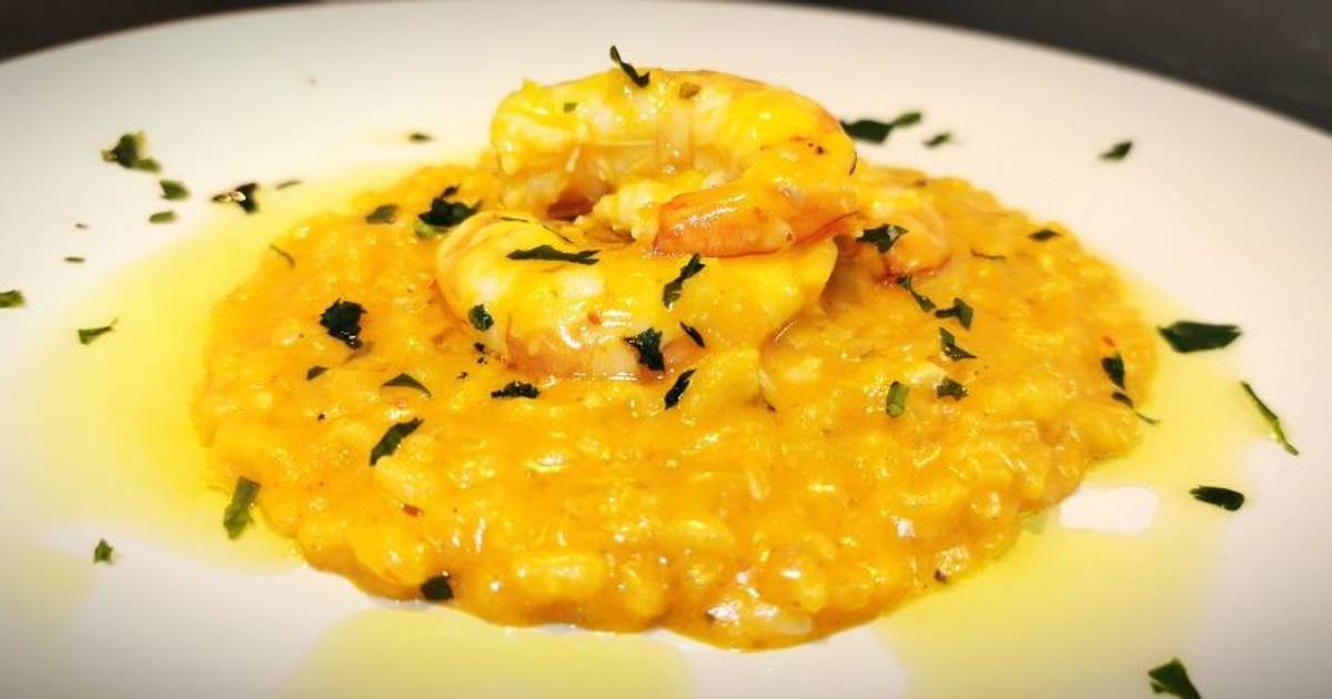 Risotto de Gambas al Azafrán Receta de josevillalta- Cookpad