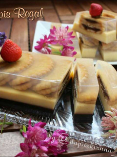 Foto resep Puding Lapis Regal (double coklat)