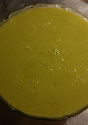 Une photo de La soupe de légumes