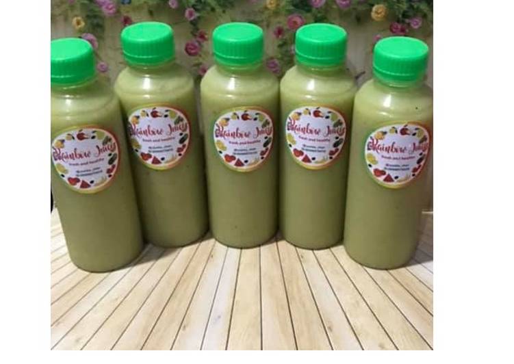 Langkah Mudah untuk Menyiapkan Diet Juice Kale Pear Mango Soursop Peas yang Menggugah Selera