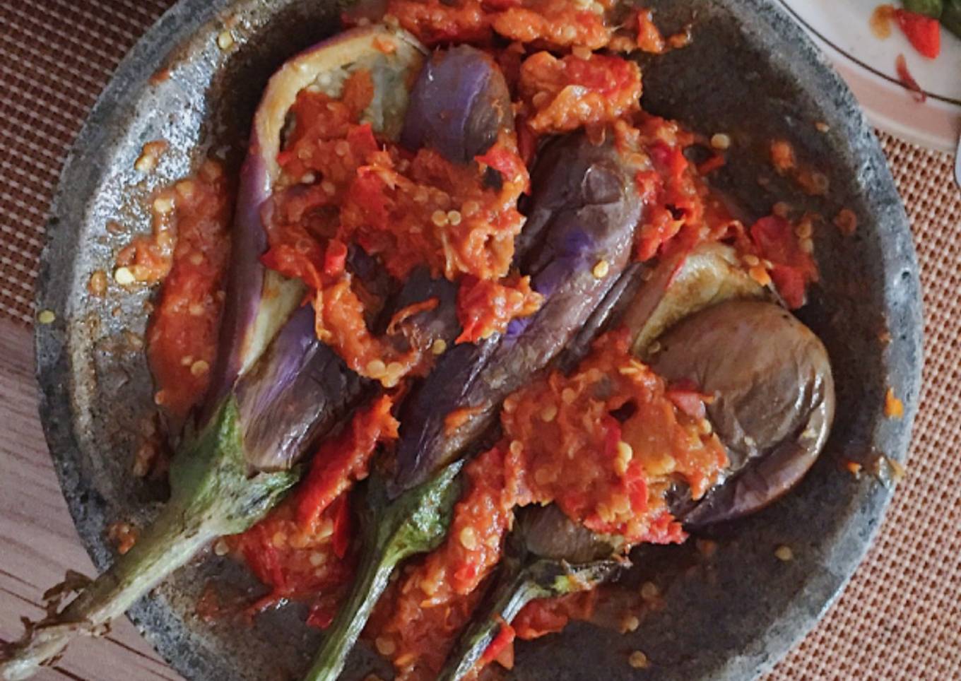 Sambal terong enak sederhana