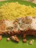 Salmón horneado con finas hierbas