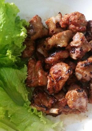 Hình của món Sườn non nướng.