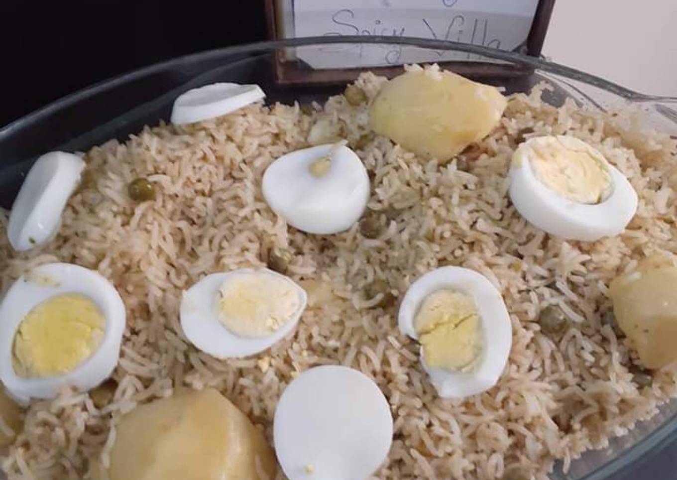 Aloo Mattar ka pulao