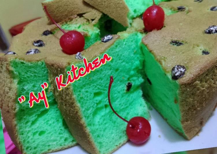 Chiffon Pandan Putih Telur 🍚