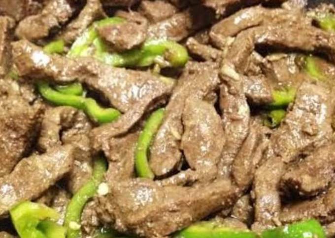 الصورة الرئيسية لوصفة كبدة اسكندراني بالفلفل الحامي