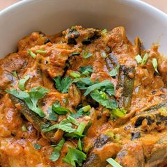 A picture of Dahi wali Bhindi.