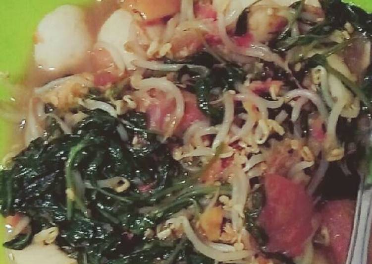  Resep  Tumis  kangkung  bakso ikan  oleh Nurul soleha Cookpad