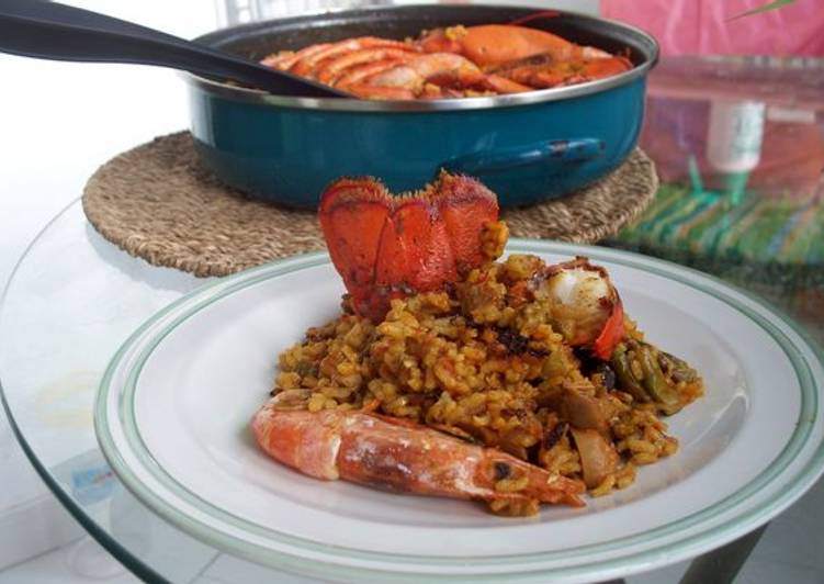Arroz con bogavante para "el día de la madre"