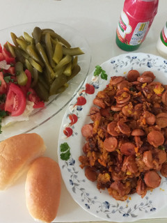 عکسی از دستور سوسیس بندری