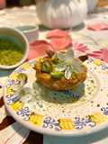“Piccoli cestini di Colomba alla crema di pistacchio”