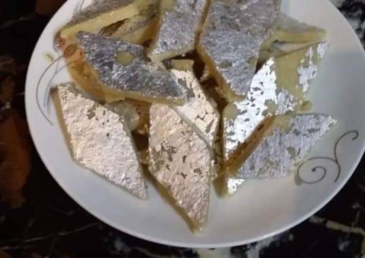 Kaju Katli Homemade