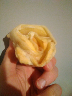 Una foto de Rosas de hojaldre y manzana
