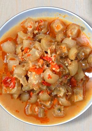 Foto resep Oseng kikil mercon