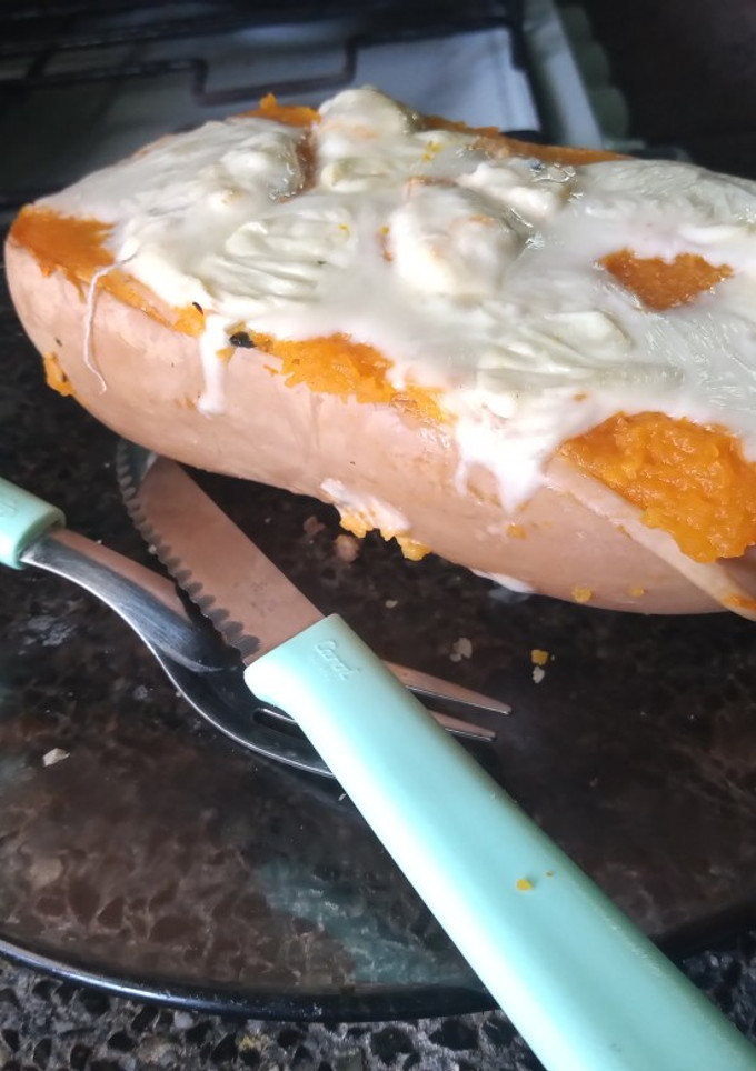 Una foto de Zapallo anco relleno!🏵️