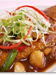 蒜燒黃魚 的食譜成品照片