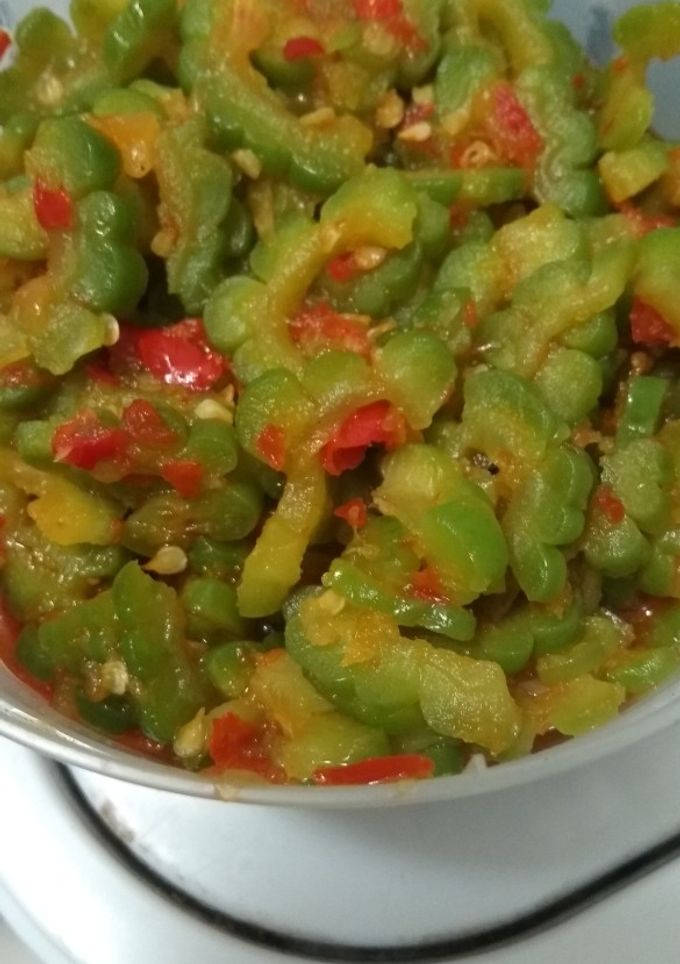 Foto resep Tumis pare pedas