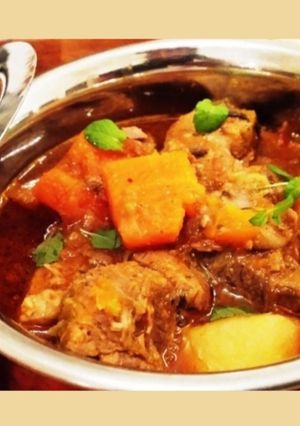 A picture of Chicken "Daube" - Chicken Stew Mauritian Style.