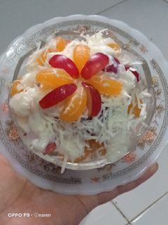 Foto resep Healthy fruit dg saus vla (salad buah sehat 😃)
