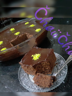 صورة لوصفة كيكة الشوكولاطة 🍫💜