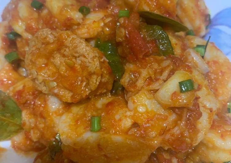 Resep Baru Udang balado tahu jepang Enak Bergizi