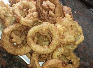 Una foto de Aros de Cebolla Fritos
