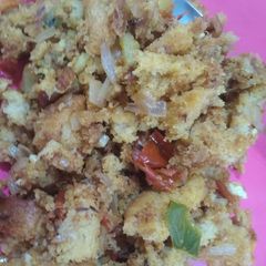 A picture of Bread poha.