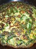 Tortilla de vegetales con atún o pollo desmenuzado