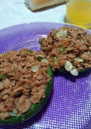 Una foto de Zapallitos rellenos veganos