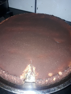 Una foto de Bizcochuelo de zanahorias con cobertura de chocolate! 😱😋😋😋