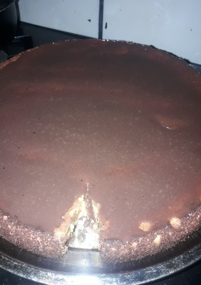 Una foto de Bizcochuelo de zanahorias con cobertura de chocolate! 😱😋😋😋