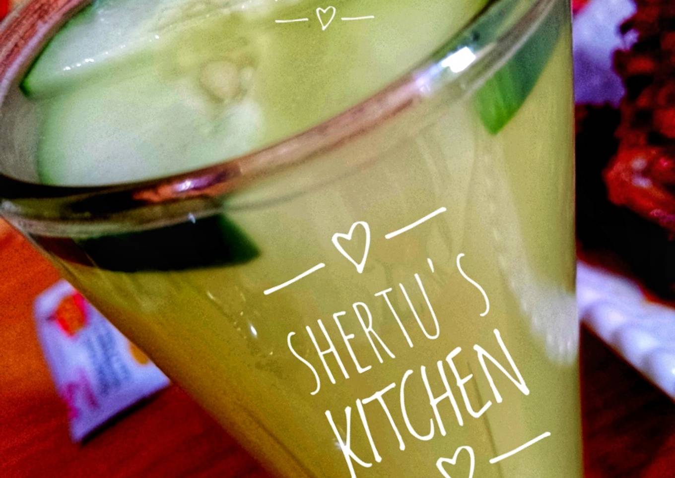 Cucumber & ginger drink