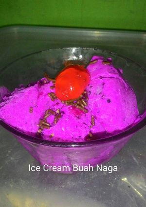 Foto resep Ice cream buah naga