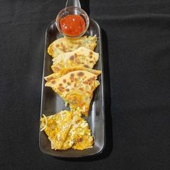A picture of Triply paratha (healthy breakfast).