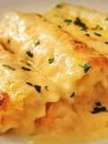 Canelones de Merluza y Langostinos