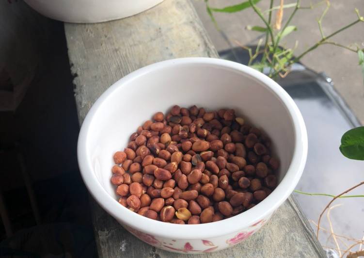 Bagaimana Menyiapkan Sangrai Kacang Tanah (diet) yang Bikin Ngiler