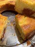 Torta de choclo con leche condensada