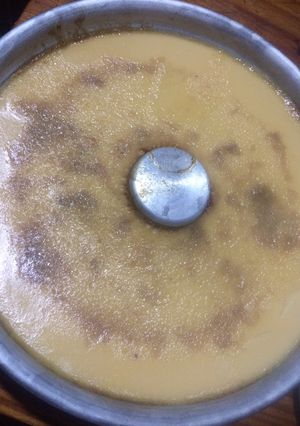 Una foto de Flan casero