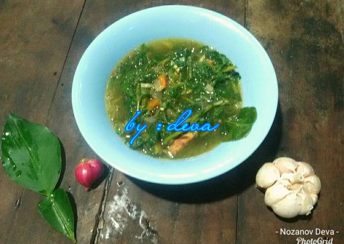 Yuk intip, Resep  membuat Tumis Daun Ubi Kuah Lengkuas Deva #BikinRamadhanBerkesan yang menggugah selera