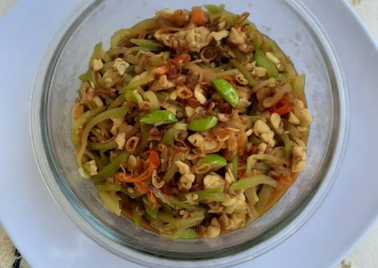 Tumis Labu Siam dan Tempe