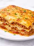 Lasaña de carne boloñesa