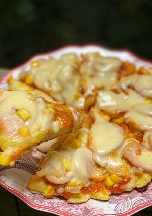 Foto resep Pizza Roti sosis Teflon