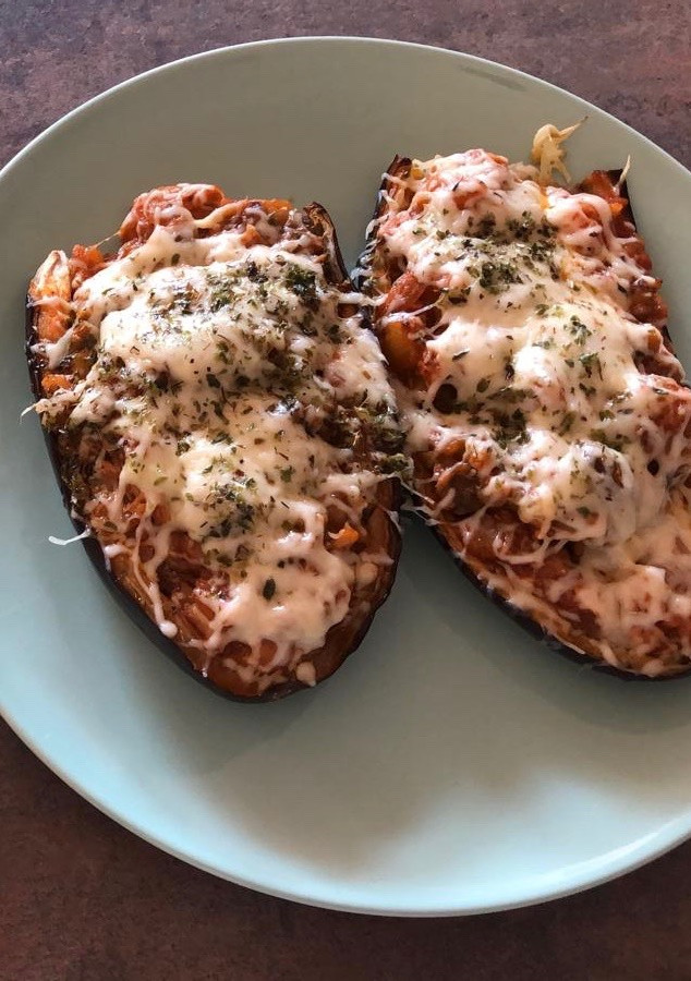 Una foto de Berenjenas rellenas de atún