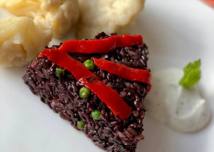 Arroz negro prohibido vegano 🌱vegetariana